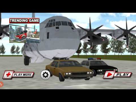 Police & Taxi Plane Transport Video