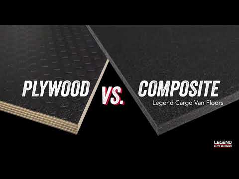 Plywood vs. Legend Composite Van Flooring
