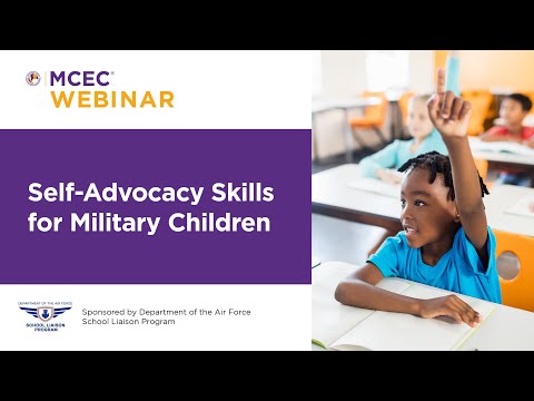 Self-Advocacy Skills for Military-Connected Students