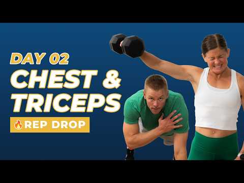 New Year Workout Challenge Day 2: 25-Minute Upper Body Push Workout (Athlete 25)