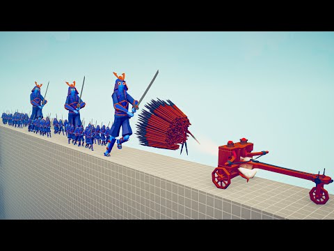 SAMURAI TEAM vs EVERY GOD - Totally Accurate Battle Simulator TABS