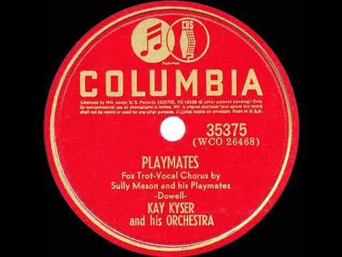 1940 HITS ARCHIVE: Playmates - Kay Kyser (Sully Mason & His Playmates, vocal)