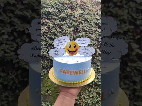farewell cake design