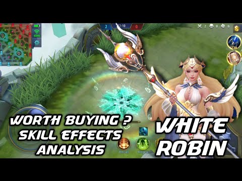 Kadita's New Skin Effects Analysis | Before You Buy White Robin | Mobile Legends Bang Bang