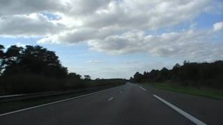 preview picture of video 'Driving Along The N12 Between Plouigneau & ZA De Langolvas, Brittany, France 18th October 2009'