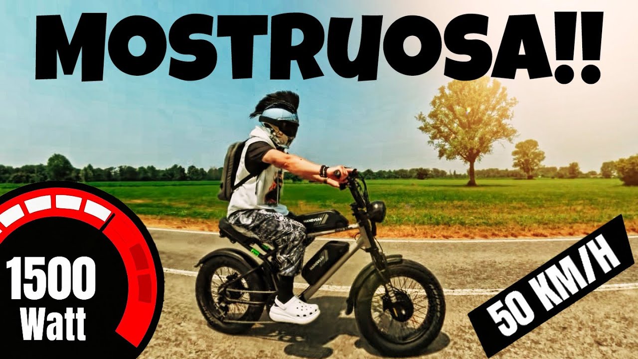 HANEVEAR HAM | Questa e-bike è MOSTRUOSA!! 1500watt e 50 km/h