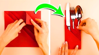 7 Napkin Folding Techniques That Will Blow Your Guests Away