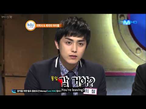 [ENG] 120827 - ZE:A Siwan VS Heechul Acting Showdown [Beatles Code]