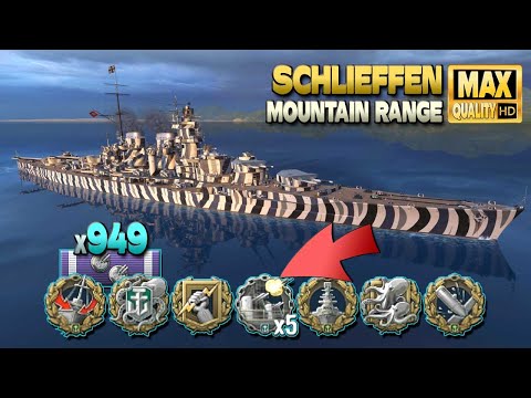 Battleship Schlieffen: Starts lame, gets intense - World of Warships