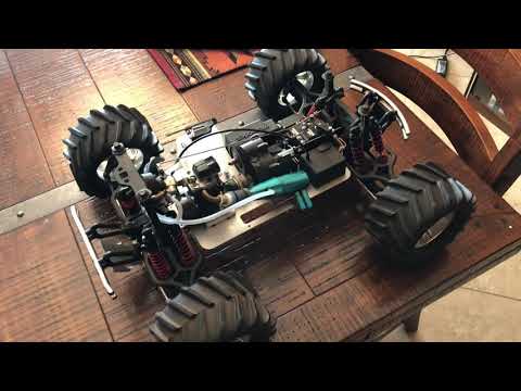 Traxxas T-Maxx with 4 stroke conversion