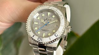 Custom Meteorite Dial Yacht-Master Seiko Mod!