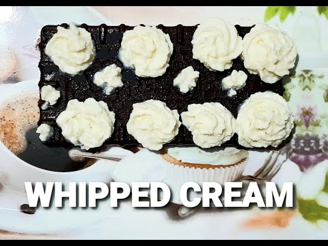 How to make Whipped Cream at home #shorts