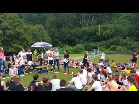 Siegerehrung beim KBS-Fußballturnier 2016