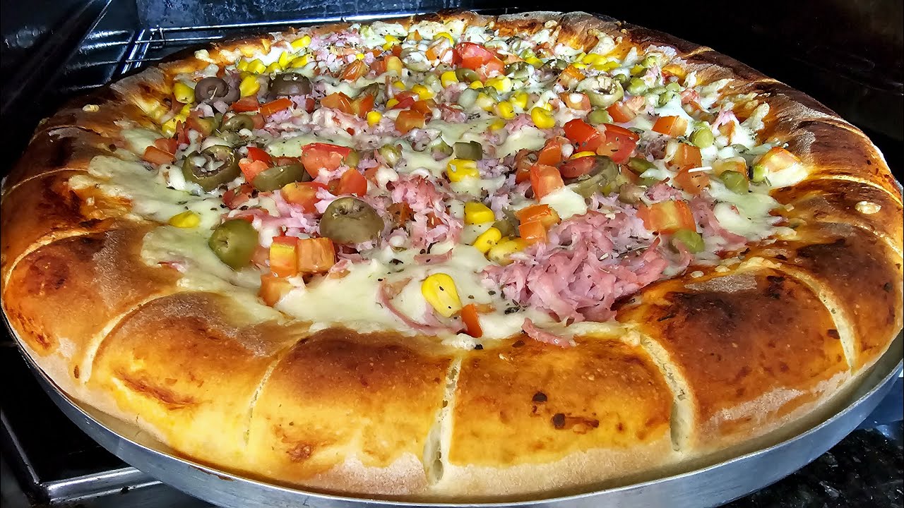 PIZZA ESPECIAL MAIS FÁCIL QUE EXISTE DESMANCHA NA BOCA