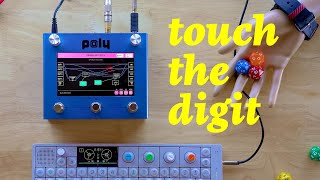 Video thumbnail for Poly Digit Demo - A Quad Channel Touchscreen Effects Pedal by Red Means Recording