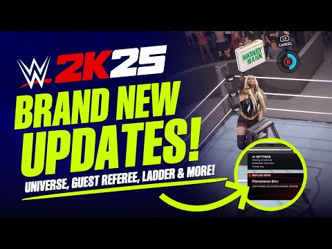 WWE 2K25 Ringside Report Spotlights Changes To Submissions, Ladder Matches, And More