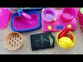 satisfying miniature kitchen washing cooking play toys velcro cutting pruit ASMR video 🤩🤩