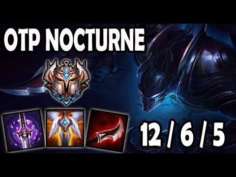 OTP Nocturne vs Yasuo [ MID ] Lol Challenger Korea