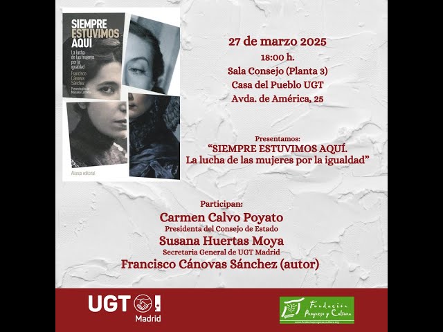 Vídeo relacionado con Siempre estuvimos aquí: La lucha de las mujeres por la igualdad (Libros Singulares (LS))