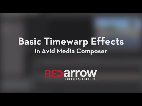 Basic Timewarp Effects in Avid Media Composer