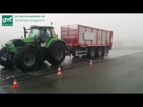 ADAC Fahrsicherheitstraining für Landwirtschaft