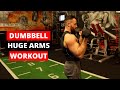 DUMBBELL ONLY ARM WORKOUT FOLLOW ALONG / Get Huge Arms At Home