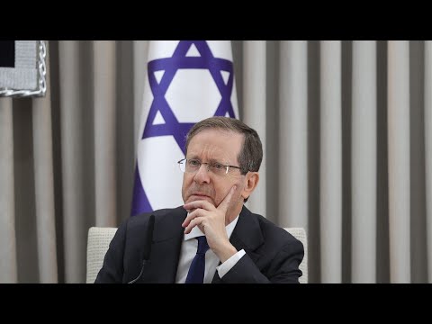 Israeli President Isaac Herzog calls out pro-Palestinian protesters