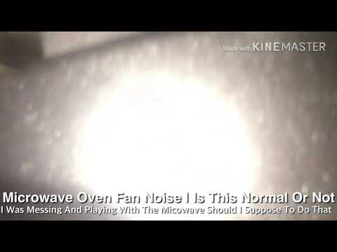 Microwave Fan Noise | Is This Normal Or Not