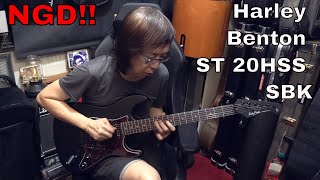 Video thumbnail for Harley Benton ST 20HSS SBK Standard Series by Jon is just TOO LouD!!