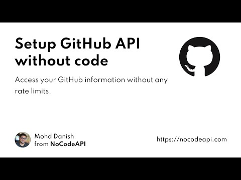 Setup Github Api Without Coding And Server Github Api Nocode