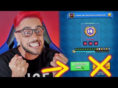 RAGE PERDI O DESAFIO DA NOVA CARTA E GASTEI TODAS MINHAS GEMAS NO CLASH ROYALE