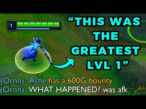 Challenger's Reaction to Getting PENTAKILL at LEVEL 1