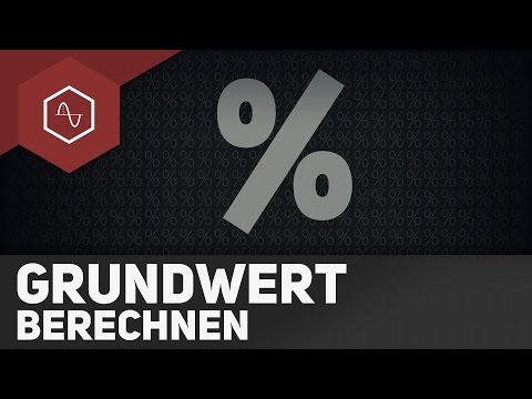 Calculating the base value simply explained – Percentage calculation 2