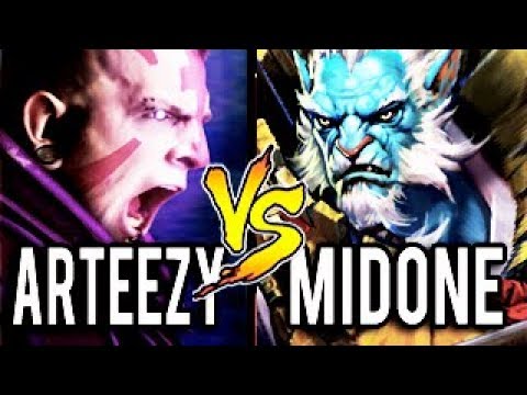 Arteezy [AntiMage] vs MidOne [Phantom Lancer] Dota 2 Trash Talk Cancer Game - 10k vs 9k MMR