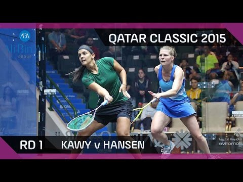 Squash: Qatar Classic 2015 - Rd 1 Highlights: Kawy v Hansen