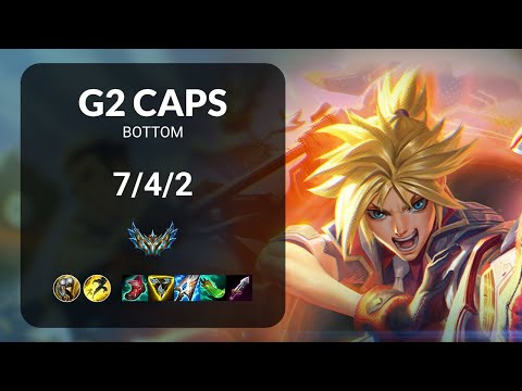 G2 Caps Ezreal vs G2 Hans Sama Kai'Sa BOTTOM - EUW1 CHALLENGER Patch 14.13