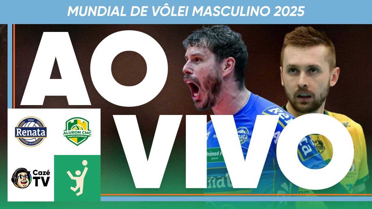 JOGO COMPLETO: VÔLEI RENATA X WARTA ZAWIERCIE | MUNDIAL DE CLUBES DE VÔLEI MASCULINO | 1ª RODADA