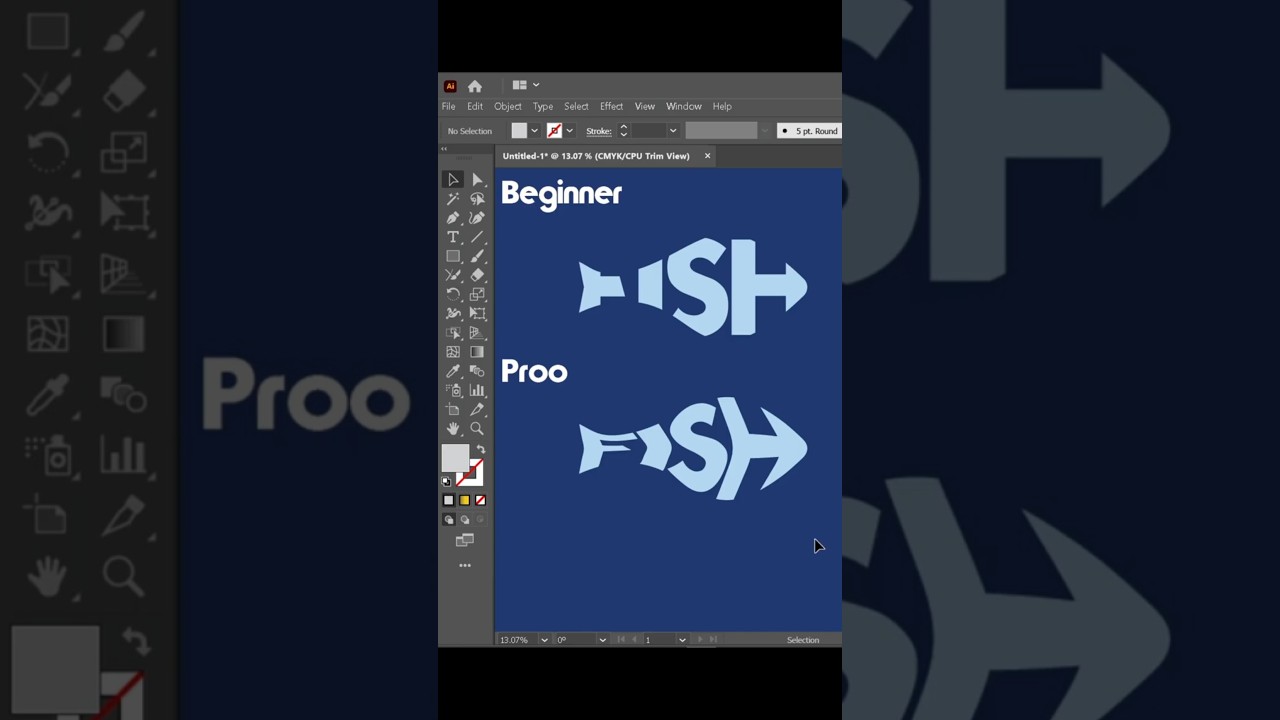 Beginner vs Pro Fish Logo Challenge!