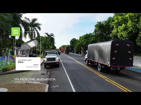La Vía Principal de Buenavista Brilla con Nueva Iluminación LED | #ProyectosQueBrillan