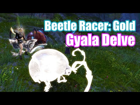 GW2 - Gyala Delve Beetle Racer - Adventure Gold Medal - Guild Wars 2 End of Dragons