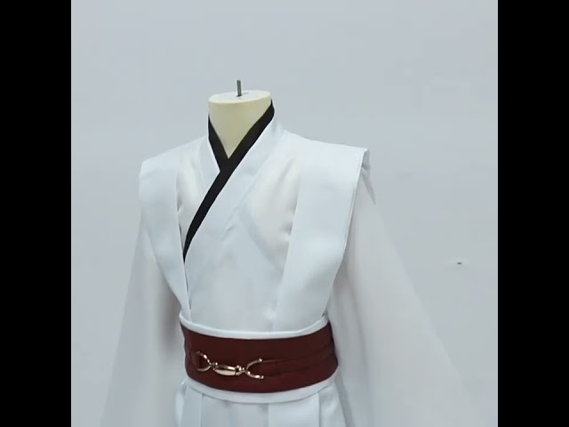 Vídeo relacionado con Lixinya Pantalones de cosplay, disfraz de guerrero, para hombre, Halloween, carnaval, disfraz, azul, L