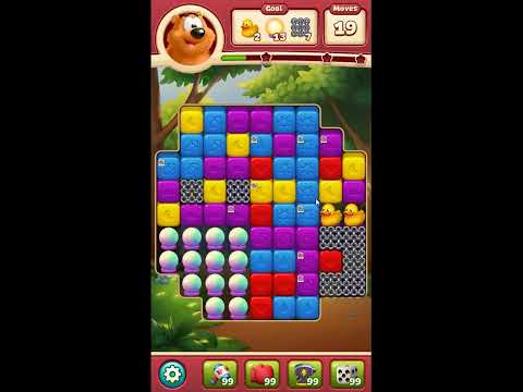 Toon Blast Level 6617 - NO BOOSTERS 🐻🐺🐱 | SKILLGAMING ✔️