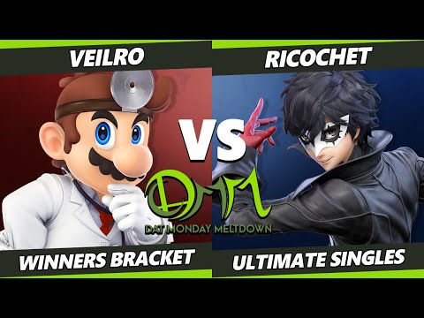 DAT Monday Meltdown 235 - Veilro (Dr Mario) Vs. Ricochet (Joker) SSBU Ultimate Tournament