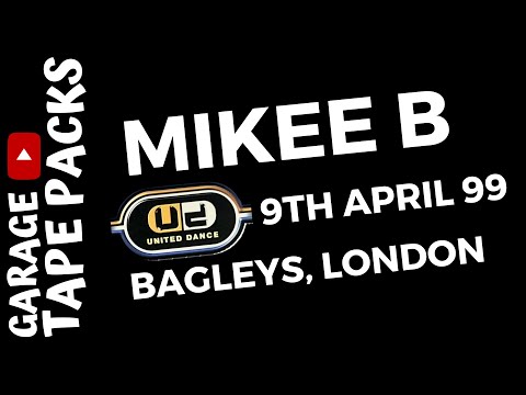 Mikee B | Live at United Dance 1999 | Old Skool UK Garage Set (9th April)