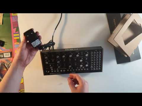Moog Mother-32 unboxing and first sounds, no talking