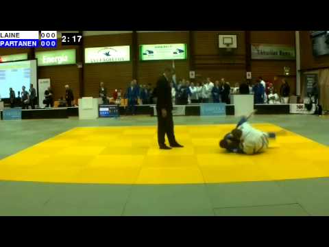 Sovelletun judon SM 2014: Sov M-90: LAINE - PARTANEN