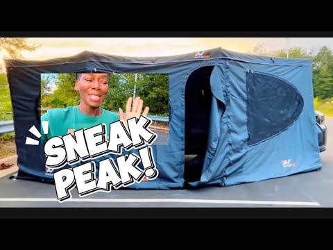 From Awning to Lounge: My New Glamping Upgrade! Naturnest Awning Wall Reveal!