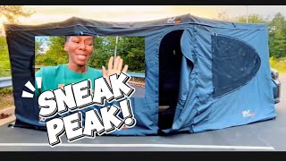 From Awning to Lounge: My New Glamping Upgrade! Naturnest Awning Wall Reveal!