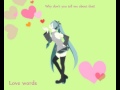 Ai Kotoba [Hatsune Miku][english sub] 