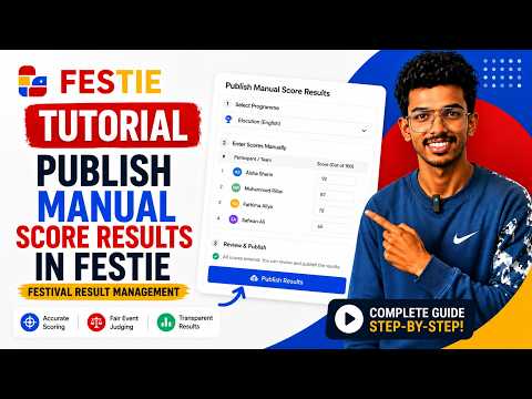 Publish Manual Score Results